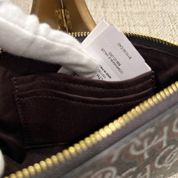 Coach CM Leather Corner Zip Wristlet - Picture 3 of 4